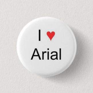 I heart Arial Button