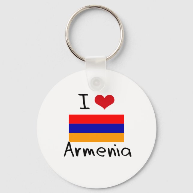 I HEART ARMENIA KEYCHAIN (Front)