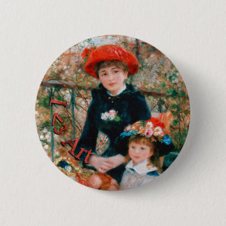 I Heart Art - Renoir Pinback Button