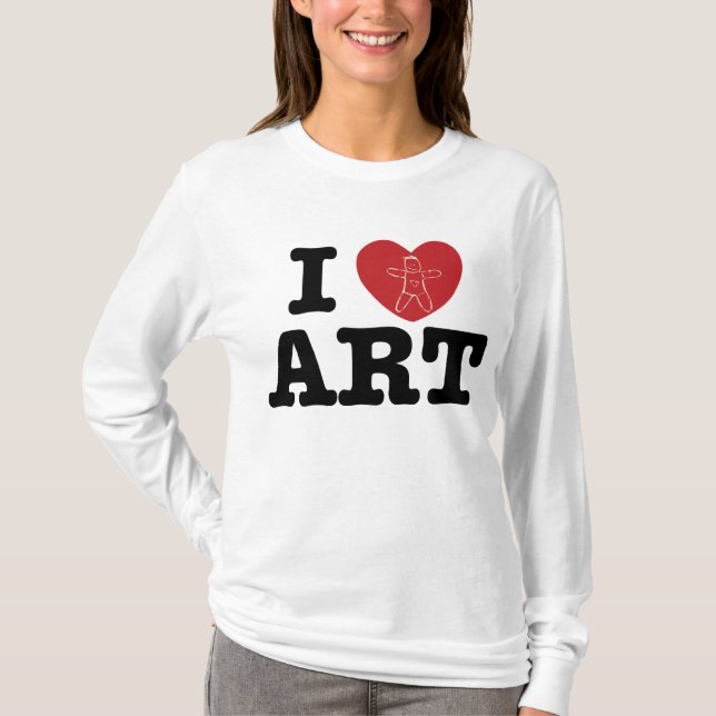 I Heart ART T-Shirt (Front)