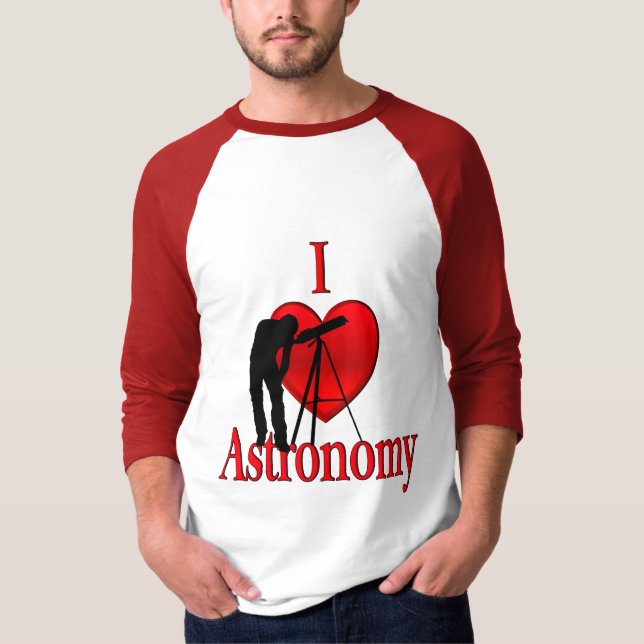 I Heart Astronomy T-Shirt (Front)