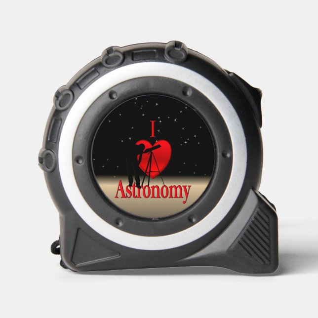 I Heart Astronomy Tape Measure (Front)