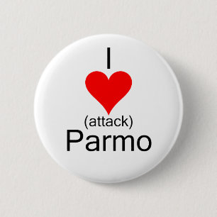 I Heart Attack Parmo Pinback Button