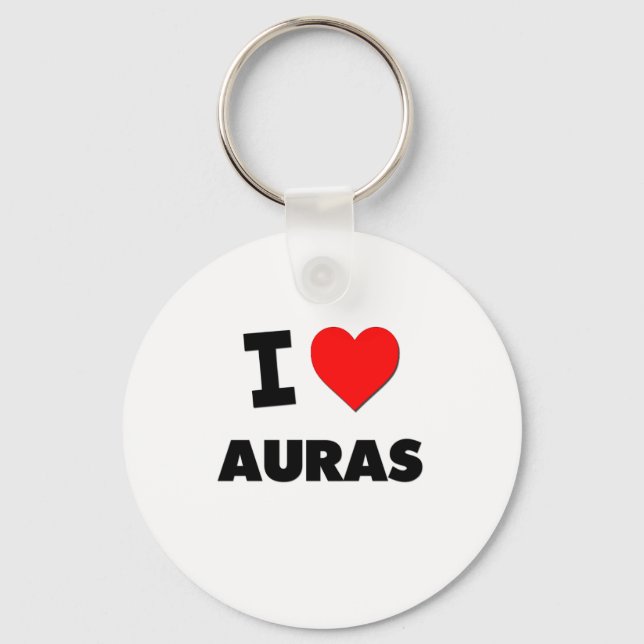 I Heart Auras Keychain (Front)