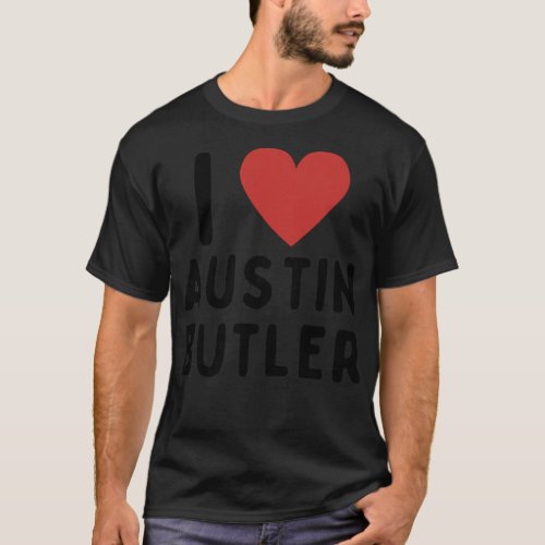 I Heart Austin Butler Sticker T_Shirt