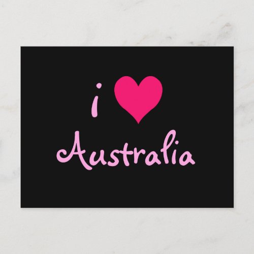 I Heart Australia Postcard