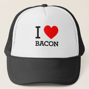 I Heart Bacon Trucker Hat