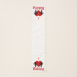 I Heart Baking Bakers Scarf