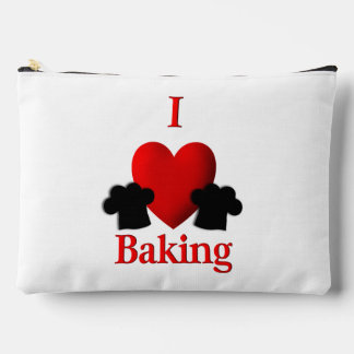 I Heart Baking Double Sided Accessory Pouch