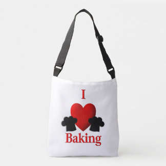 I Heart Baking Double Sided Crossbody Bag