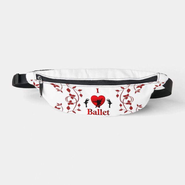 I Heart Ballet Fanny Pack (Front)