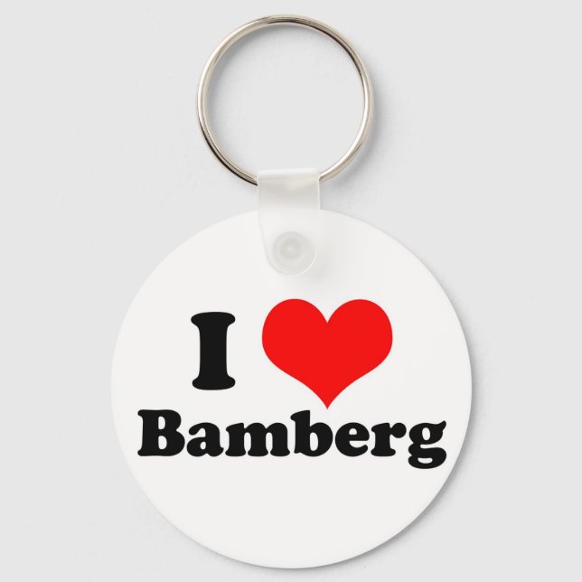 I heart Bamberg Keychain (Front)