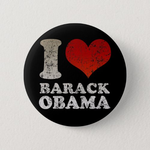 I heart Barack Obama button
