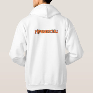I heart Basketball Love Hoodie