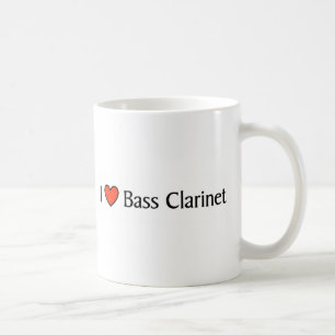 I heart Bass Clarinet Coffee Mug