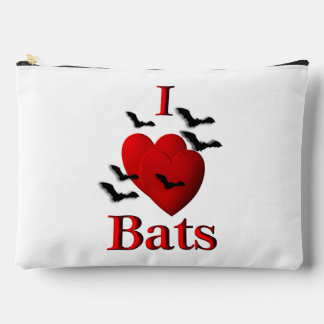 I Heart Bats Accessory Pouch