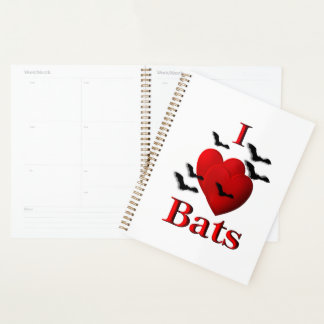 I Heart Bats Planner