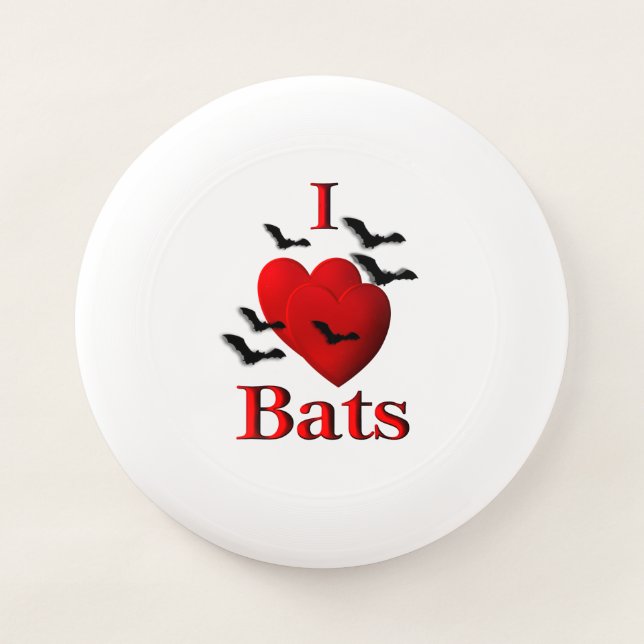 I Heart Bats Wham-O Frisbee (Front)