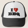 I Heart BBQ, Funny Beef Steak Grill Trucker Hat