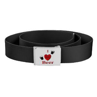I Heart Beer Design Belt