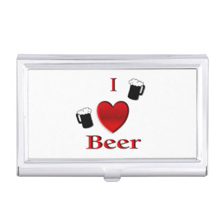 I Heart Beer Design Business Card Case