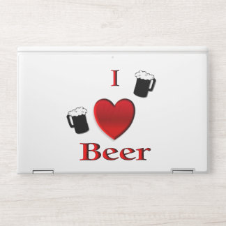 I Heart Beer Design HP Laptop Skin