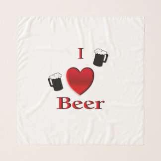 I Heart Beer Design Scarf