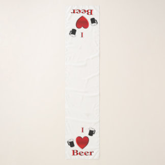 I Heart Beer Design Scarf