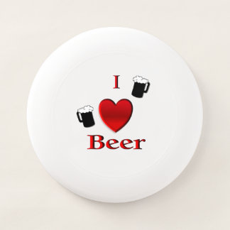 I Heart Beer Design Wham-O Frisbee