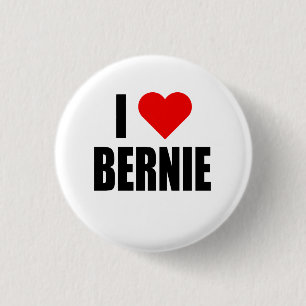 “I HEART BERNIE” BUTTON