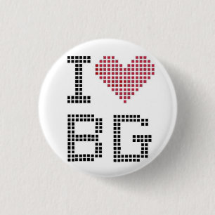 I Heart BG Pinback Button
