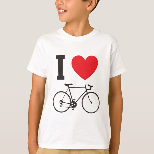 I Heart Bicycle T-Shirt