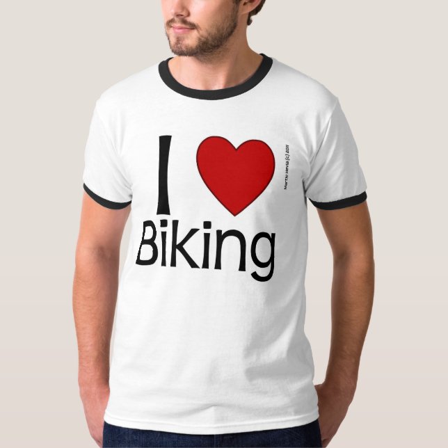 I Heart Biking Shirt (Front)