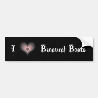 I Heart Binaural Beats Bumper Sticker