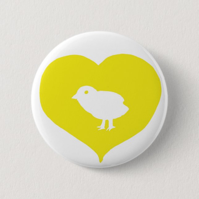 I Heart Birds Pin (Front)