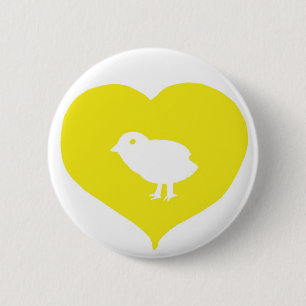 I Heart Birds Pin