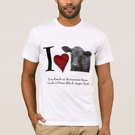 I Heart Black Angus Beef T-shirt