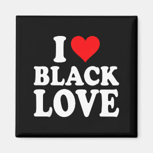 I Heart Black Love Cute Matching Couples African A Magnet