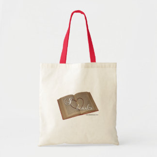 "I Heart Books" Tote Bag