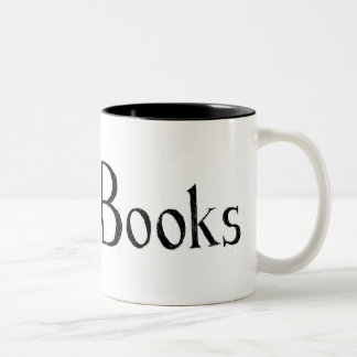 I Heart Books Two-Tone Coffee Mug