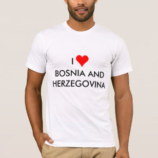 i heart bosnia and herzegovina T-Shirt