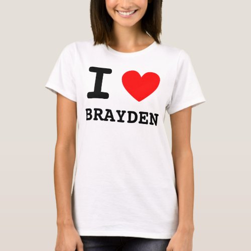 I Heart Brayden Shirt