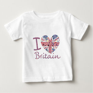 I heart Britain- show your love Baby T-Shirt
