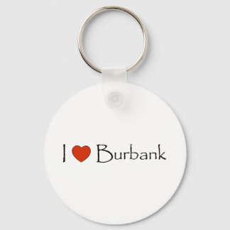 I Heart Burbank Keychain