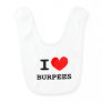 I heart burpees bib | Funny gift for baby shower