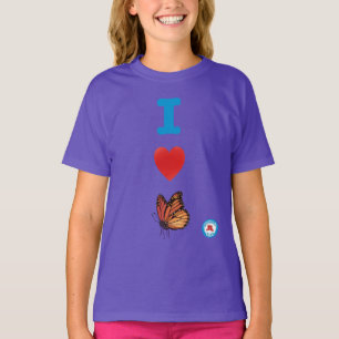 I Heart Butterflies Girls' T-Shirt