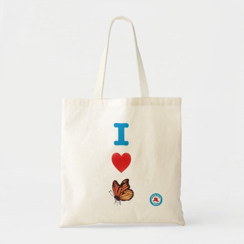 I Heart Butterflies Tote Bag