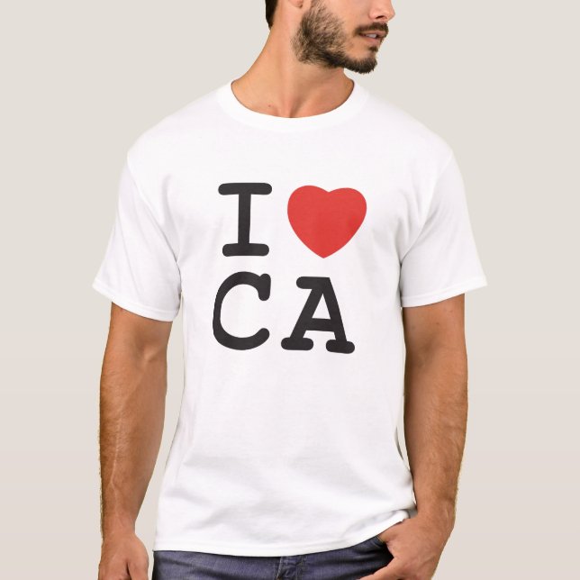 I heart CA T-Shirt (Front)