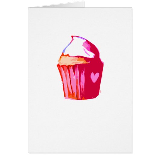 i heart cake Card (Front)