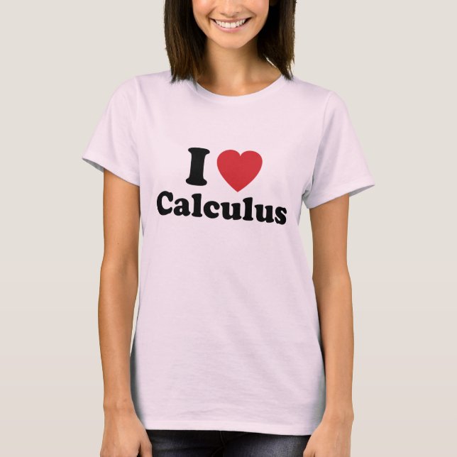 I Heart Calculus T-Shirt (Front)